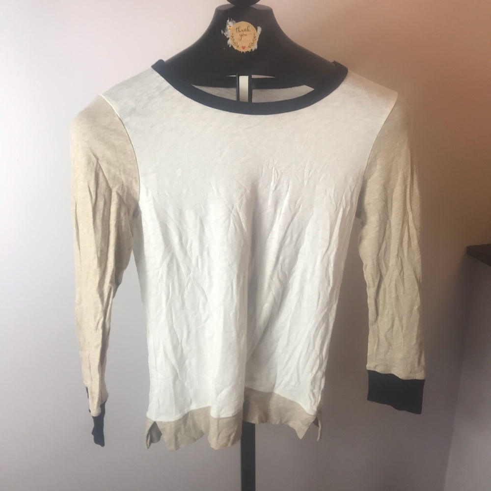J Crew Long Sleeve white & Top Woman's Top